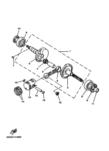 YW50 Коленчатый вал и Поршень