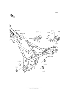 EX300 Рама ,крепежные детали