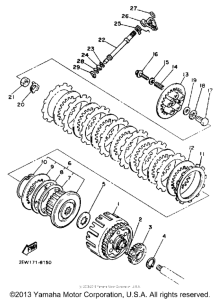 FZ600S Сцепление