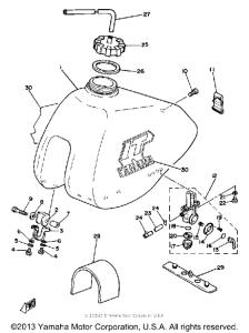 IT465H Топливный бак