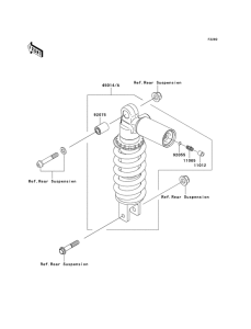 ZR1000 Абсорбер удавный в сборе задний