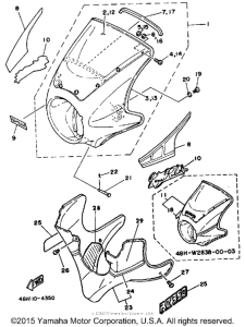 RZ350L Fairing-cowling