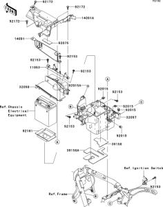  Короб для АКБ