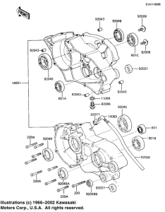  Картер двигателя