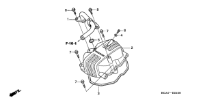 CG125ES Крышка головки цилиндров