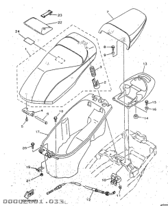 YP125 Сиденье