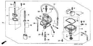CR85RB Carburetor ('05-'06)
