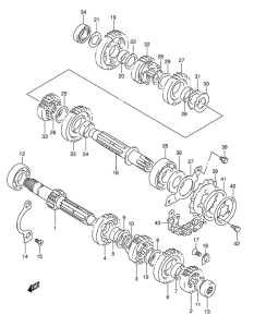 DR800 Трансмиссия