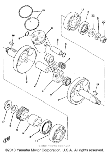 RD60B Коленвал и поршни