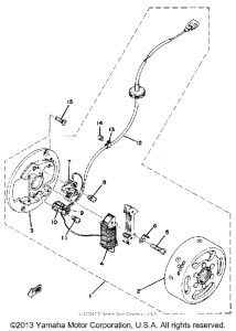 YZ80C Flywheel magneto