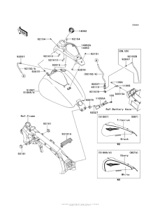 VN1700 Топливный бак