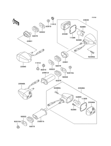 ER500 Поворотники