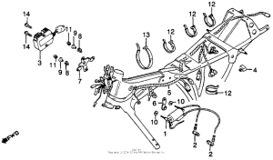 CM250 Wire harness + ignition coil