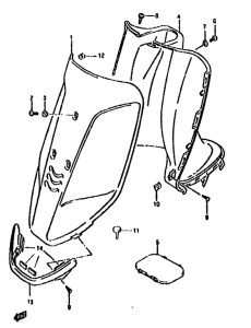 AH50 Front leg shield