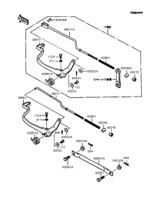 KMX50 Педаль тормоза