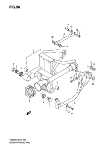 VZ800 Маятник задний