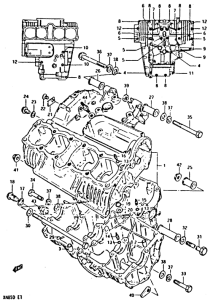 XN85 Картер двигателя
