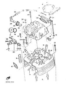 XT600 Головка цилиндров