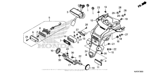 CTX700 DCT Фонарь