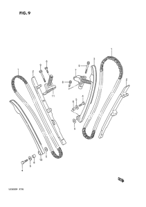 VX800 Держатель направляющей