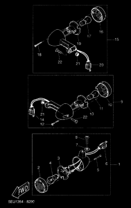 YH50 Проблесковый световой сигнал