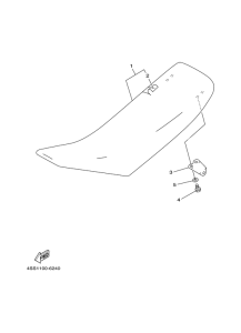 YZ125J Сиденье