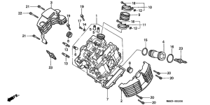 VT1100C2 Головка цилиндров