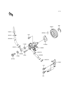 KMX125 Масляный насос