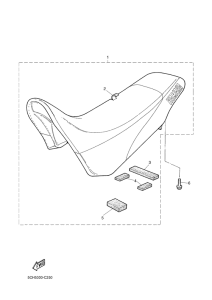 TT600RE Сиденье