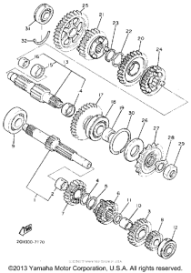 FZR1000U Трансмиссия