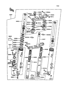 ZX400 Front fork(1 / 2)