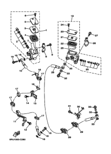 YP250G ﾌﾛﾝﾄﾏｽﾀｼﾘﾝﾀﾞ