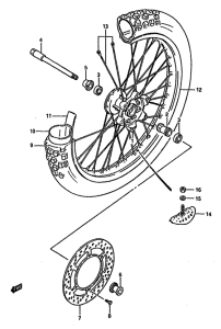 RM125 Transom + tube