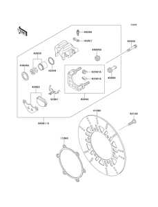EL250 Передний тормоз