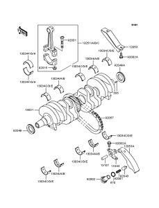 ZL400 Коленвал