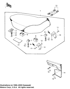 KD80 Seat / chain cover