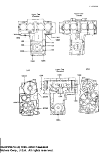 KZ1100 Crankcase bolt & stud pattern