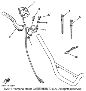 PW80L1 Handle switch - lever