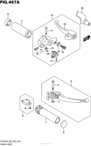 VZ1500 Рулевые переключатели