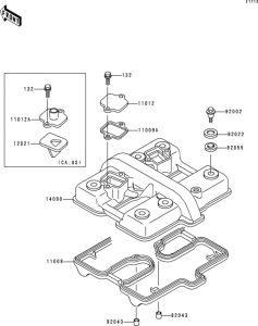 EN500 Крышка головки цилиндров