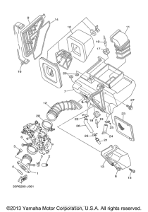 TTR125LEE Впускная система