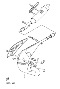 TDR125 Выхлопная система