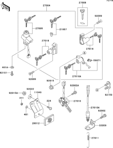  Замок зажигания