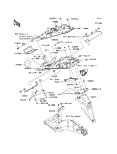 ZX1000 Заднее крыло