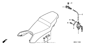 VFR800 Сиденье