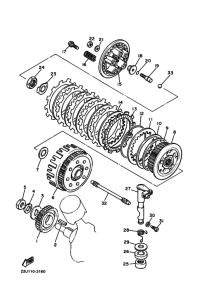 XV400 Сцепление и сервопривод