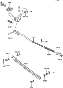 AR50 Педаль тормоза