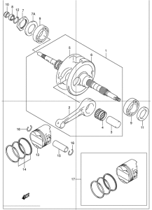 UC150 Вал коленчатый