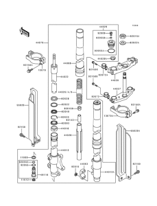  Вилка передней оси