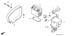 CT110 Battery / battery box